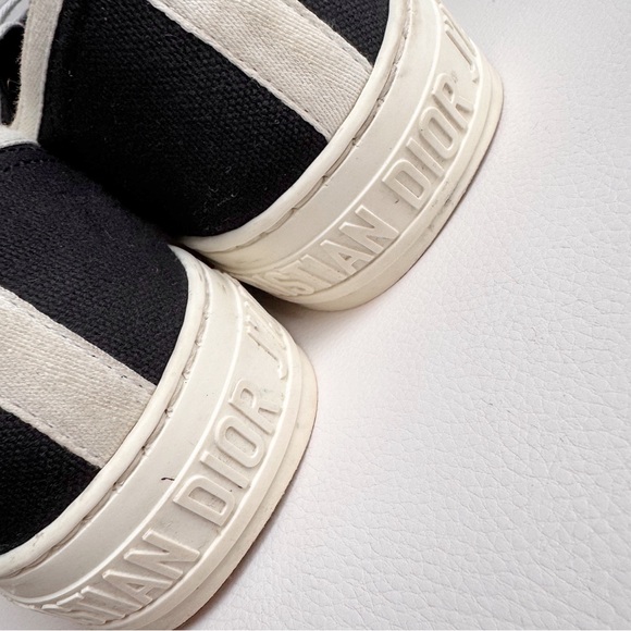 SOLD❌Christian dior walk N dior logo laces sneakers black tennis shoes 37.5 - Picture 8 of 15